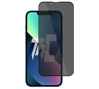 TM-Concept® Verre trempé intégral Privacy pour Apple iPhone 13 Mini - Vitre protection teintée anti-espion/confidentialité - Cadre Noir 2.5D - Résistance chocs et rayures 9H Qualité AAA+ [ 1 unité ]