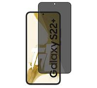 TM-Concept® Verre trempé intégral Privacy pour Samsung Galaxy S22 Plus - Vitre protection teintée anti-espion/confidentialité - Cadre Noir 2.5D - Résistance chocs rayures 9H Qualité AAA+ [ 1 unité ]