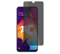 TM-Concept® Verre trempé teinté compatible avec Samsung Galaxy A50 - Vitre protection avec filtre anti-espion - Gamme Privacy - Résistance chocs et rayures 9H - Qualité AAA+ Radian 2.5D [ 1 unité ]