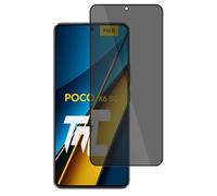 TM-Concept® Verre trempé teinté compatible avec Xiaomi Poco X6 5G - Vitre protection avec filtre anti-espion et cadre Noir - Radian 2.5D - Résistance chocs et rayures 9H Qualité AAA+ [ 1 unité ]