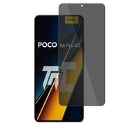 TM-Concept® Verre trempé teinté compatible avec Xiaomi Poco X6 Pro 5G - Vitre protection anti-espion - Gamme Privacy - Résistance contre chocs et rayures 9H - Qualité AAA+ Radian 2.5D [ 1 unité ]