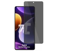 TM-Concept® Verre trempé teinté compatible avec Xiaomi Redmi Note 12 Turbo - Vitre protection anti-espion - Gamme Privacy - Résistance contre chocs et rayures 9H Qualité AAA+ Radian 2.5D [ 1 unité ]