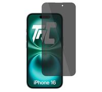 TM-Concept® Verre trempé teinté pour Apple iPhone 16 - Vitre protection fonction anti-espion - Gamme Privacy 2.5D - Résistance contre chocs et rayures 9H - Matériaux qualité AAA+ [ 1 unité ]