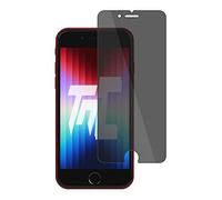TM-Concept® Verre trempé teinté pour Apple iPhone SE (2022) - Vitre protection fonction anti-espion - Gamme Privacy 2.5D - Résistance contre chocs et rayures 9H - Matériaux qualité AAA+ [ 1 unité ]