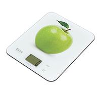 TM Electron Balance numérique de cuisine motif pommes blanc