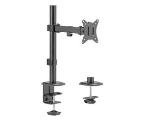 TM Electron Bras articulé VESA jusqu'à 100 x 100 pour écrans de 17" à 32" et jusqu'à 9 kg, Guide de câble, Orientation Verticale et Horizontale