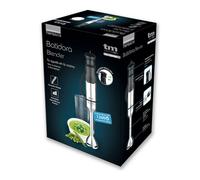TM Electron TMPBA016 Mixeur plongeant de Puissance 1200W, Capot et manche en inox, Bol gradué de 600ml, Poignée ergonomique et antidérapante