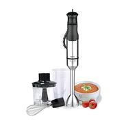TM Electron TMPBA017 Batteur à main avec 1200 W de puissance, hotte aspirante et axe en acier inoxydable, verre doseur de 600 ml, poignée ergonomique et antidérapante