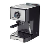 TM Electron TMPCF101 Machine à espresso manuelle avec 15 Bar de pression, 1200W, réservoir de 1,2 L, mousseur à lait fr, 3 fonctions, en acier inoxydable