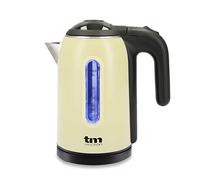 Bouilloire électrique avec voyant led tm electron acier inoxydable crème G