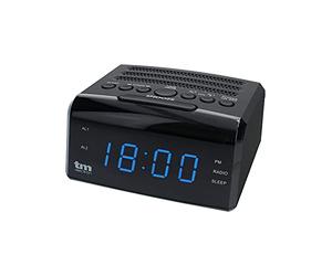 TM Electron TMRAR010 Radio-réveil numérique PLL Noir