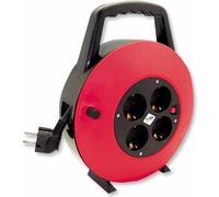 TM Electron TMUAD210 - - - - - - - Câble sur bobine d'enroulement - - 10 mètres avec 4 sorties, rouge