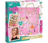 TM ESSENTIALS Design & Shine Bracelets DIY Différentes couleurs et formes Pour création créative/cadeau parfait pour les enfants, Für Kinder, Plastique, Pas de pierre précieuse