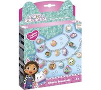 Totum Bracelet Gabby's Puffy – Kit DIY enfants, autocollants pailletés, violet/rose/turquoise/jaune