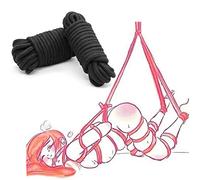 TM-mall Corde en Coton Doux 2 pièces Doux pour la Peau Corde de nouage tressée en Coton tressé Durable