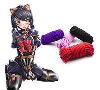 TM-mall Corde en Coton Doux 4 pièces Doux pour la Peau Corde à Nouer en Coton tressé Durable, 10M