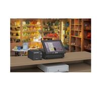 TM T70II - Imprimante de reçus - thermique en ligne - Rouleau (8 cm) - 180 dpi - jusqu'à 250 mm/sec - USB 2.0, PoweredUSB - outil de coupe - gris