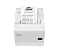 Imprimante à reçu Epson TM T88VII (111A0) - Imprimante de reçus - thermique en ligne - Rouleau (7,95 cm) - 180 x 180 ppp - jusqu'à 500 mm/sec - USB 2.0, LAN, série, hôte USB