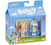 Bluey Lot de 2 figurines de 6,35 cm - Figurines de piment dans son costume She-Ra et bandit portant son chapeau, recréez les moments préférés de l'épisode - Conte de fées