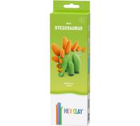 TM TOYS Hey Clay Lot de 3 dinosaures stégosaures HCL30070