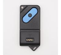 TM1 433 DS - Télécommande 1 canal pour portails ou porte de garage à 12 switchs - Réf. 7873891-433,92 MHz + 1 Porte-clés DOMOBIP (Noir - Lot de 1)
