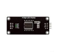 TM1637 Module d'affichage numérique LED RVB à 4 chiffres avec horloge pour Arduino, vert/bleu/jaune/rouge/blanc (vert)