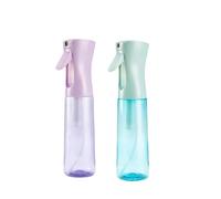 TMAOZW Bouteille de pulvérisation for coiffure, bouteille à brume Fine continue rechargeable, pulvérisateur d'eau adapté au voyage, maquillage Portable rechargeable(2pcs purple blue,200ml)