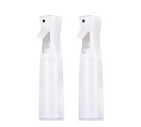 TMAOZW Bouteille de pulvérisation for coiffure, bouteille à brume Fine continue rechargeable, pulvérisateur d'eau adapté au voyage, maquillage Portable rechargeable(2pcs white,300ml)