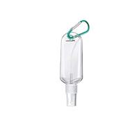TMAOZW Bouteilles de voyage portables, 10 pièces, vaporisateur vide Transparent, parfum avec mousqueton, porte-clés, adapté au voyage, Portable, rechargeable (Color : Transparent 60ml)