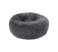 TMAOZW Chenil for Chat, chenil for Chien, Amovible et Lavable, Rond en Peluche, adapté à l'intérieur, sur Le côté, sur Le Sol, dans Le Jardin(Dark Grey,60x60CM)