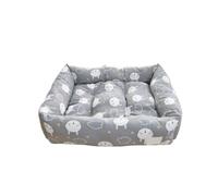 TMAOZW Matelas Chaud for Animaux de Compagnie lit for Chat en Peluche Douce Toutes Saisons chenil Universel for Chien Petit adapté aux Chats et aux Chiens Jouant au Repos Pause déjeuner(Gray,60x50cm)