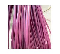 TMAOZW Rotin synthétique Plat de 5 mm de Large, 500 g, PE, adapté au Tissage de Corde en Plastique, matériau tricoté(Purple)