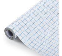 TMBMLPP Film de Transfert pour Traceur Vinyle, Lya Vinyl Papier Transfert pour Cricut, Vinyle Adhésif, 30,5 cm x 500 cm, avec Grille D'alignement Transparente, Cameo pour Décalcomanies, Panneaux