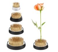 TMBMLPP Lot de 4 supports ronds en forme de grenouille pour arrangements floraux, Ikebana, différentes tailles, arrangements floraux, magasins de fleurs, bureaux, jardins, salons de thé (23 mm/34 mm