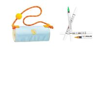 Tmboryuu 1 lot de marqueurs double face compacts pour stylos - Trousse de rangement pour l'école et les étudiants - Fournitures d'art pour les cours de peinture en plein air