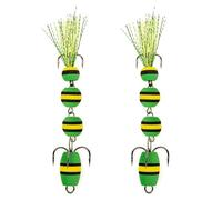 Tmboryuu 2 pièces Poids léger Mousse Souple leurre de pêche Swimbait gabarits Crochet Flotteur Multi Joint appâts artificiels Accessoires attirail leurre en Mousse