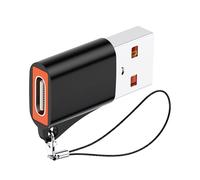 Tmboryuu Adaptateur USB 3.0 vers type C haute vitesse avec sangle pratique pour les voyages - Résistances 56 KΩ - Adaptateur de transfert de données haute vitesse