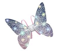 Tmboryuu Aile de Papillon électrique avec lumière et Musique, LED Lumineuse, avec Sangle réglable, pour Anniversaire d ' Enfant, Halloween, Confort