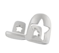 Tmboryuu Bijou tendance en forme d'étoile à cinq points en cuivre pour concerts et propositions de mode Hip Hop, One Size, Comme décrit, Comme décrit.