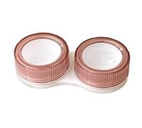 Tmboryuu Boîte de rangement pour lentilles de à deux couches, avec joint sécurisé, boîte légère en ABS pour les voyages en plein air