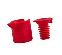 Tmboryuu Bouchon de rechange en silicone résistant aux déversements pour bouteille de vin - Sélection multicolore pour une application de fraîcheur efficace