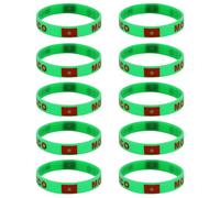Tmboryuu Bracelets pour événements de Football de l ' année 2026, chaîne de poignet avec drapeaux de 2026 pays concurrents, accessoires de jeu de Football pour, 10 pièces