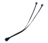 Tmboryuu Câble de façade USB3.0 Câble de panneau pour, 50cm | Améliore le de données, les conceptions de à vis, le câble du panneau pour la connectivité