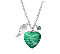 Tmboryuu Collier Pendentif commémoratif Sentimental pour Animaux de Compagnie, pour Les Souvenirs de Perte de défunt, Bijoux de crémation pour Le Soutien des émotions, Bijoux sans Rouille