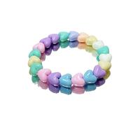 Tmboryuu Collier tendance inspiré de la dopamine avec pendentif étoile et perles arc-en-ciel pour tenue décontractée, bijoux brillants en forme d'étoile, K, Comme décrit, Comme décrit.