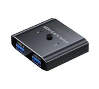 Tmboryuu Commutateur USB Plug Play avec indicateurs LED pour Une Commutation Facile Entre 2 configurations, Changement bidirectionnel USB