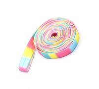 Tmboryuu Corde à sauter portable pour enfants avec bande en polyester solide pour exercices d'intérieur et d'extérieur et amélioration de la condition physique