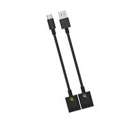 Tmboryuu Cordon de câble d ' alimentation 5V avec fiche banane de 4mm, pour réparation de carte mère de téléphone portable, Type C et USB a, câble d ' alimentation d ' entrée