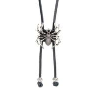 Tmboryuu Cravate araignée réglable Bolo Cravate Populaire Western Cowboy Adolescents Hommes Femmes Événement Formel Cravate Punk Chemise Pendentif pour Fournitures Cravates pour Cowboy, Noir , taille