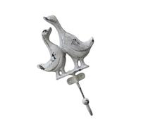 Tmboryuu Crochet mural robuste en forme de fer - Solution de rangement pour manteaux, sacs, chapeaux - Utilisation intérieure et extérieure - Crochet mural pratique en fonte